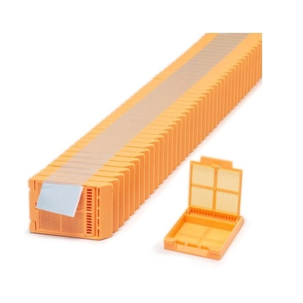 Simport Peach Micromesh Biopsy Cassettes In Quickload Stack (Tape) (Cs/2000) M507-7T