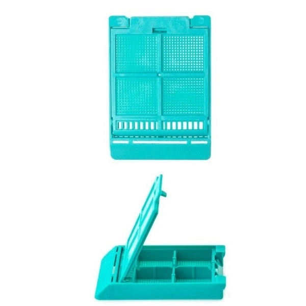 Simport Aqua Micromesh Biopsy Cassettes With 4 Compartments (Cs/1000) M508-12