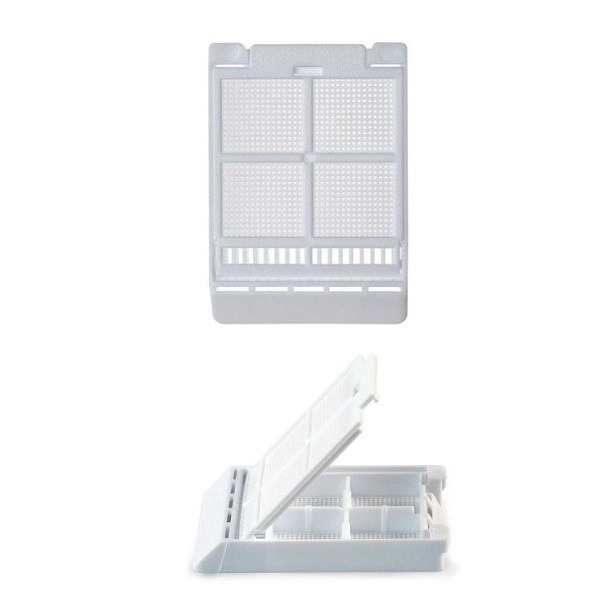 Simport White Micromesh Biopsy Cassettes With 4 Compartments (Cs/1000) M508-2