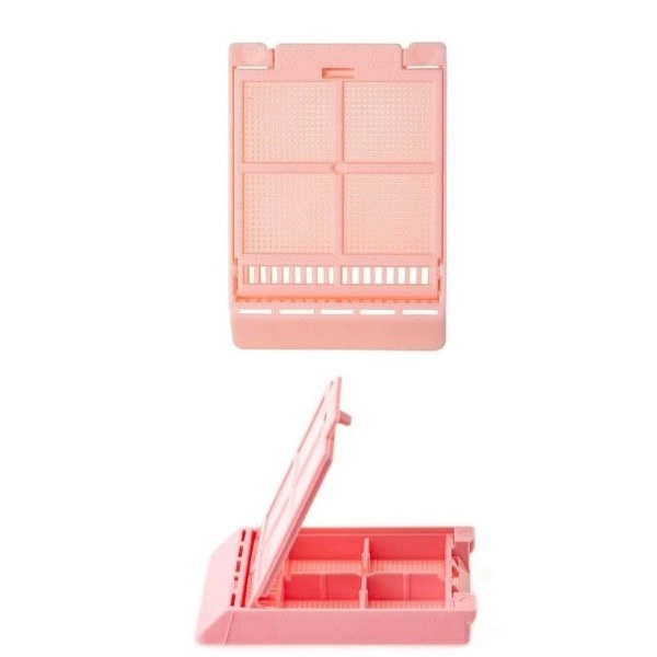 Simport Pink Micromesh Biopsy Cassettes With 4 Compartments (Cs/1000) M508-3