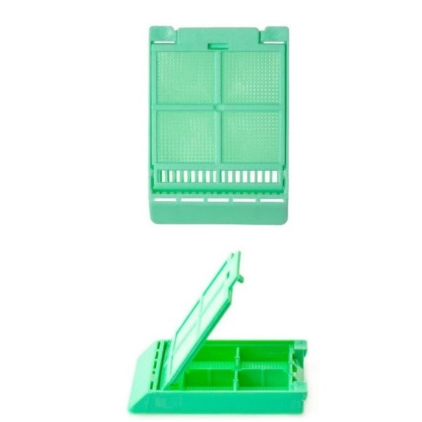 Simport Green Micromesh Biopsy Cassettes With 4 Compartments (Cs/1000) M508-4