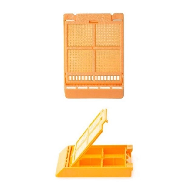 Simport Peach Micromesh Biopsy Cassettes With 4 Compartments (Cs/1000) M508-7