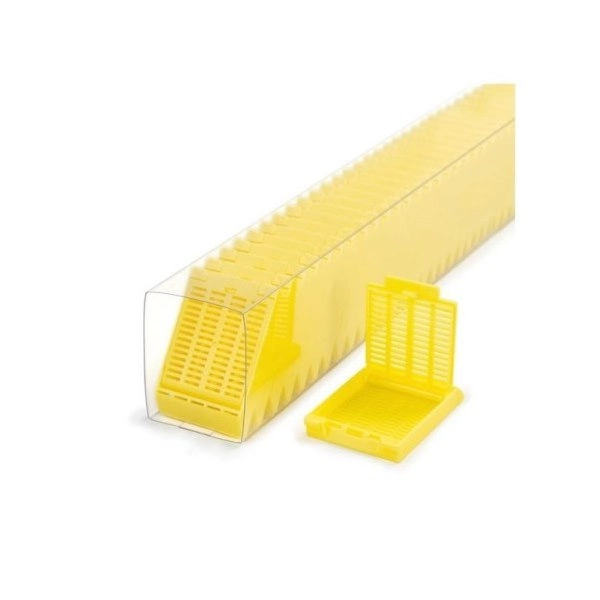 Simport Yellow Slimsette Tissue Cassettes In Quickload Sleeves (Cs/750) M509-5SL