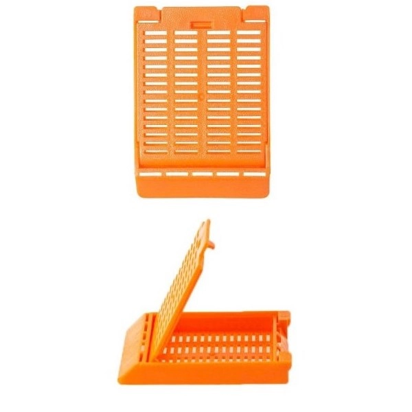 Simport Orange Slimsette Tissue Cassettes In Quickload Stacks (Taped) (Cs/2000) M509-11T