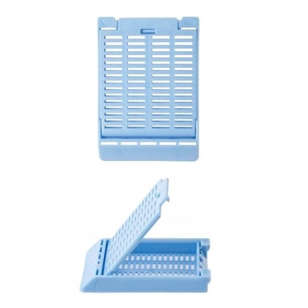 Simport Blue Slimsette Tissue Cassettes In Quickload Stacks (Taped) (Cs/2000) M509-6T