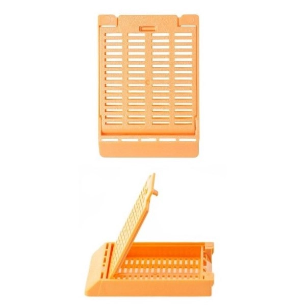 Simport Peach Slimsette Tissue Cassettes In Quickload Stacks (Taped) (Cs/2000) M509-7T