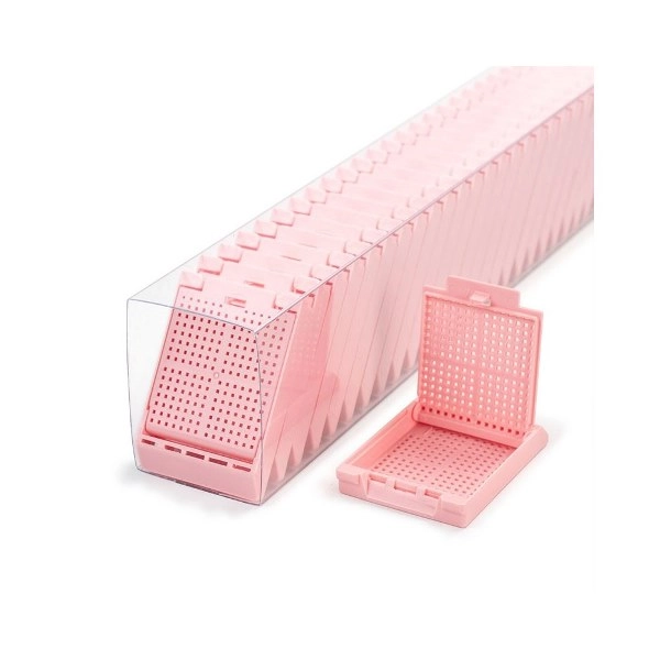 Simport Pink Slimsette Biopsy Cassettes In Quickload Sleeves (Cs/750) M510-3SL