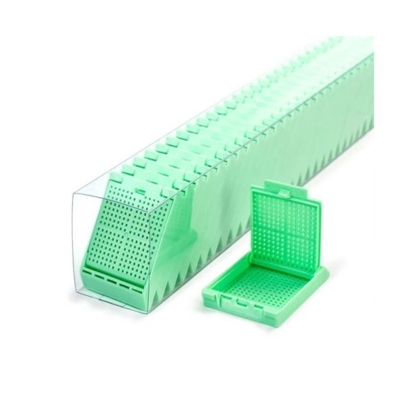 Simport Green Slimsette Biopsy Cassettes In Quickload Sleeves (Cs/750) M510-4SL