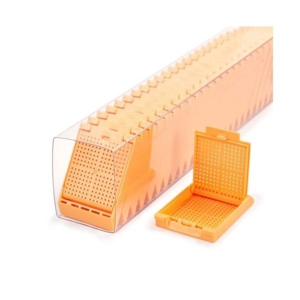 Simport Peach Slimsette Biopsy Cassettes In Quickload Sleeves (Cs/750) M510-7SL