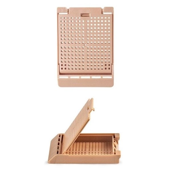 Simport Tan Slimsette - Biopsy Cassettes In Quickload Stacks (Tape) (Cs/2000) M510-8T