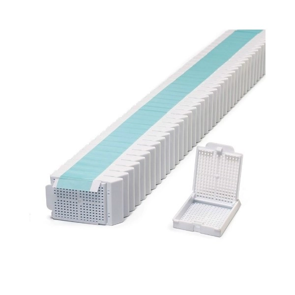 Simport White Histosette II Biopsy Cassettes In Quickload Stack (Taped) (Cs/2000) M493-2T