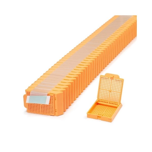 Simport Peach Histosette II Biopsy Cassettes In Quickload Stack (Taped) (Cs/2000) M493-7T