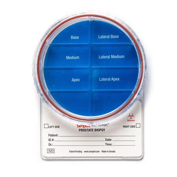 Simport Coredish Prostate Biopsy Container Prefilled with Formalin (Cs/10) M970-D8P