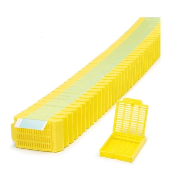 Simport Yellow Histosette II Tissue Cassettes In Quickload Stack (Taped) (Cs/2000) M492-5T