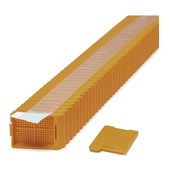 Simport Orange Swingsette - Biopsy Cassettes In Quickload Stacks (Taped) (Cs/2000) M518-11T