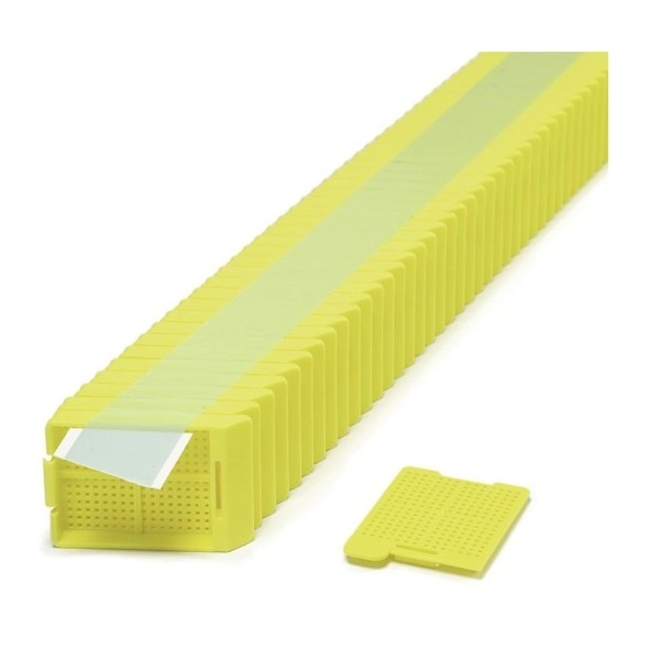 Simport Yellow Swingsette - Biopsy Cassettes In Quickload Stacks (Taped) (Cs/2000) M518-5T
