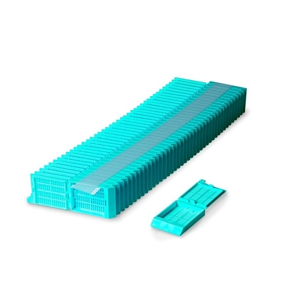 Simport Aqua Unisette Tissue Cassettes In Quickload Stack (Taped) (Cs/1000) M525-12T