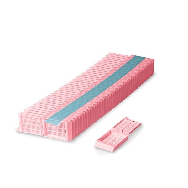 Simport Pink Unisette Tissue Cassettes In Quickload Stack (Taped) (Cs/1000) M525-3T