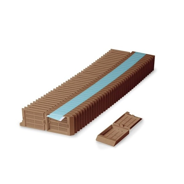 Simport Tan Unisette Tissue Cassettes In Quickload Stack (Taped) (Cs/1000) M525-8T