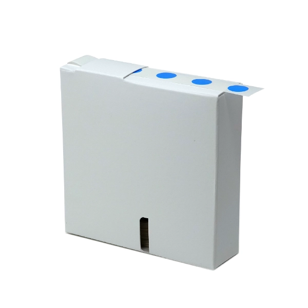 Globe Scientific Label Rolls, Cryo, 13 mm Dots, for 1.5-2mL Tubes, Blue, Roll of 1000 LCR-13B