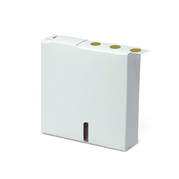 Globe Scientific Label Rolls, Cryo, 13mm Dots, for 1.5-2mL Tubes, Gold, Roll of 1000 LCR-13GL