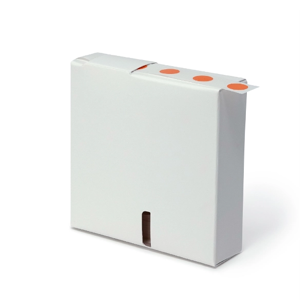 Globe Scientific Label Rolls, Cryo, 13mm Dots, for 1.5-2mL Tubes, Orange, Roll of 1000 LCR-13N