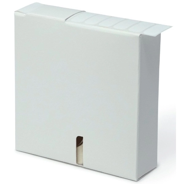 Globe Scientific Label Rolls, Cryo, 24x13mm, for 0.5mL Tubes, White Roll of 1000 LCR-24X13W