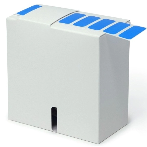 Globe Scientific Label Rolls, Cryo, 33x13mm, for 1.5/2mL Tubes, Blue Roll of 1000 LCR-33X13B