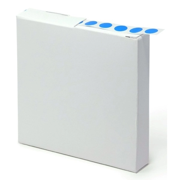 Globe Scientific Label Rolls, Cryo, 9.5mm Dots, for 0.5-1.5mL Tubes, Blue Roll of 1000 LCR-95B