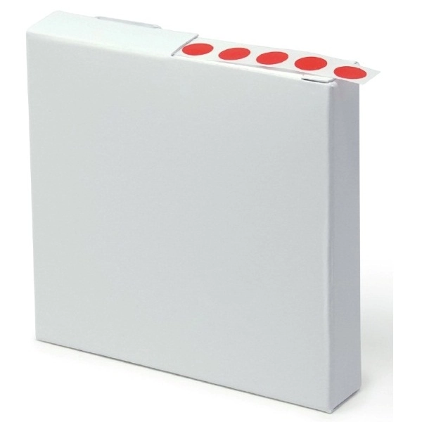 Globe Scientific Label Rolls, Cryo, 9.5mm Dots, for 0.5-1.5mL Tubes, Red Roll of 1000 LCR-95R