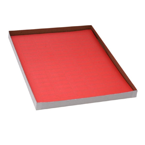 Globe Scientific Label Sheets, Cryo, 33x13mm, for 1.5-2mL Tube, 20 Sheet Red Box of 1700 LCS-33X13R