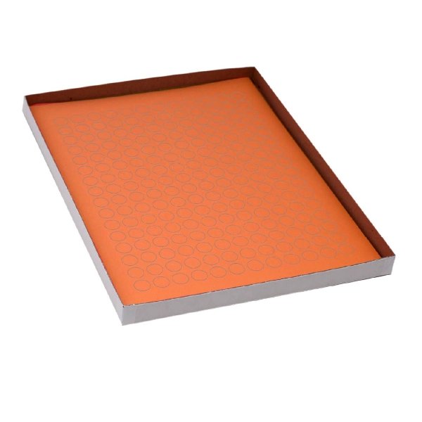 Globe Scientific Label Sheets, Cryo, 13mm Dot for 1.5-2mL Tube 20 Sheet Orange Box of 3840 LCS-D13N