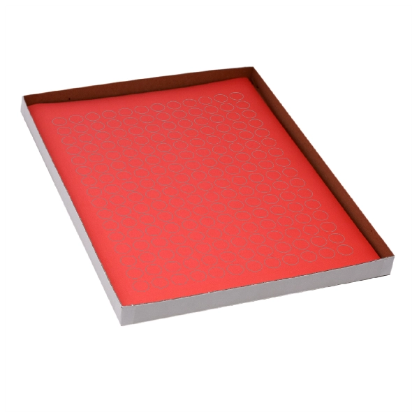 Globe Scientific Label Sheets, Cryo, 13mm Dots, for 1.5-2mL Tube, 20 Sheet Red Box of 3840 LCS-D13R