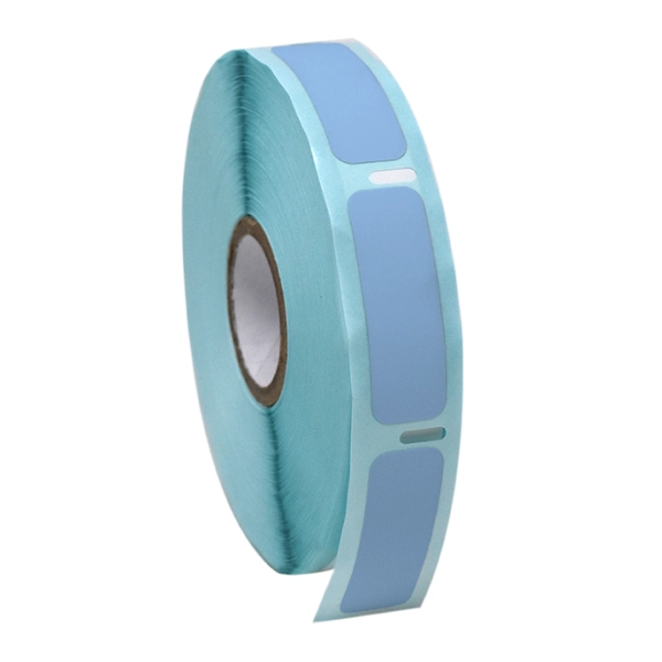 Globe Scientific Label Roll, Cryo, Direct Thermal for Cryogenic Vials, Blue Roll/750 LTC-38X13B