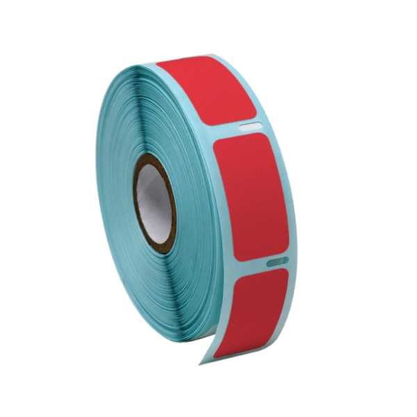 Globe Scientific Label Roll, Cryo, Direct Thermal for Large Vials and Tube Red  Roll/750 LTC-38X19R