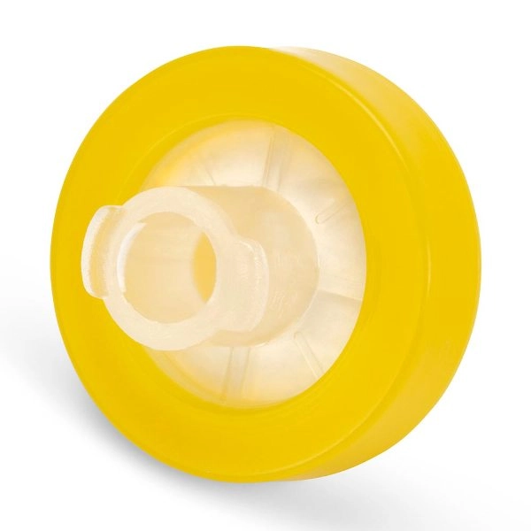 Globe Scientific Syringe Filter, Nylon Membrane, 0.22um Porosity, 13mm Yellow, Box/50 SF-NYLN-2213-S
