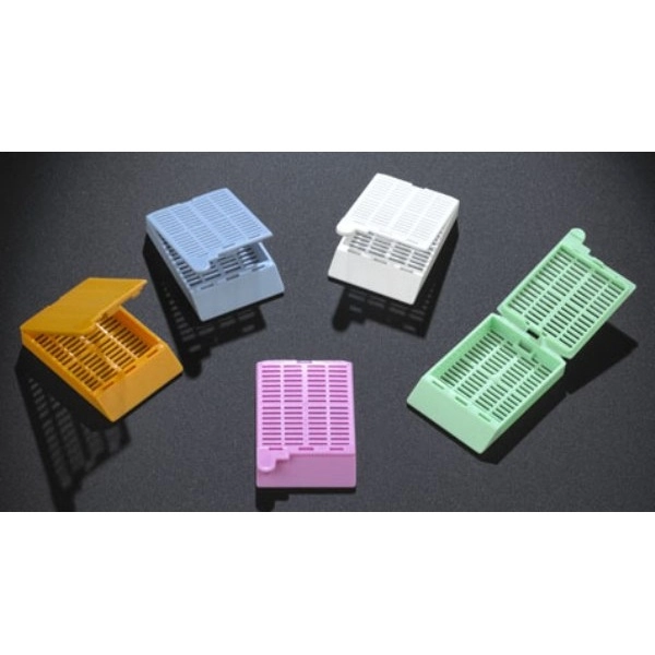 Globe Scientific Cassette, Tissue Embedding with Attached Lid, 35° Writing Area, PINK CS/1000 1094P