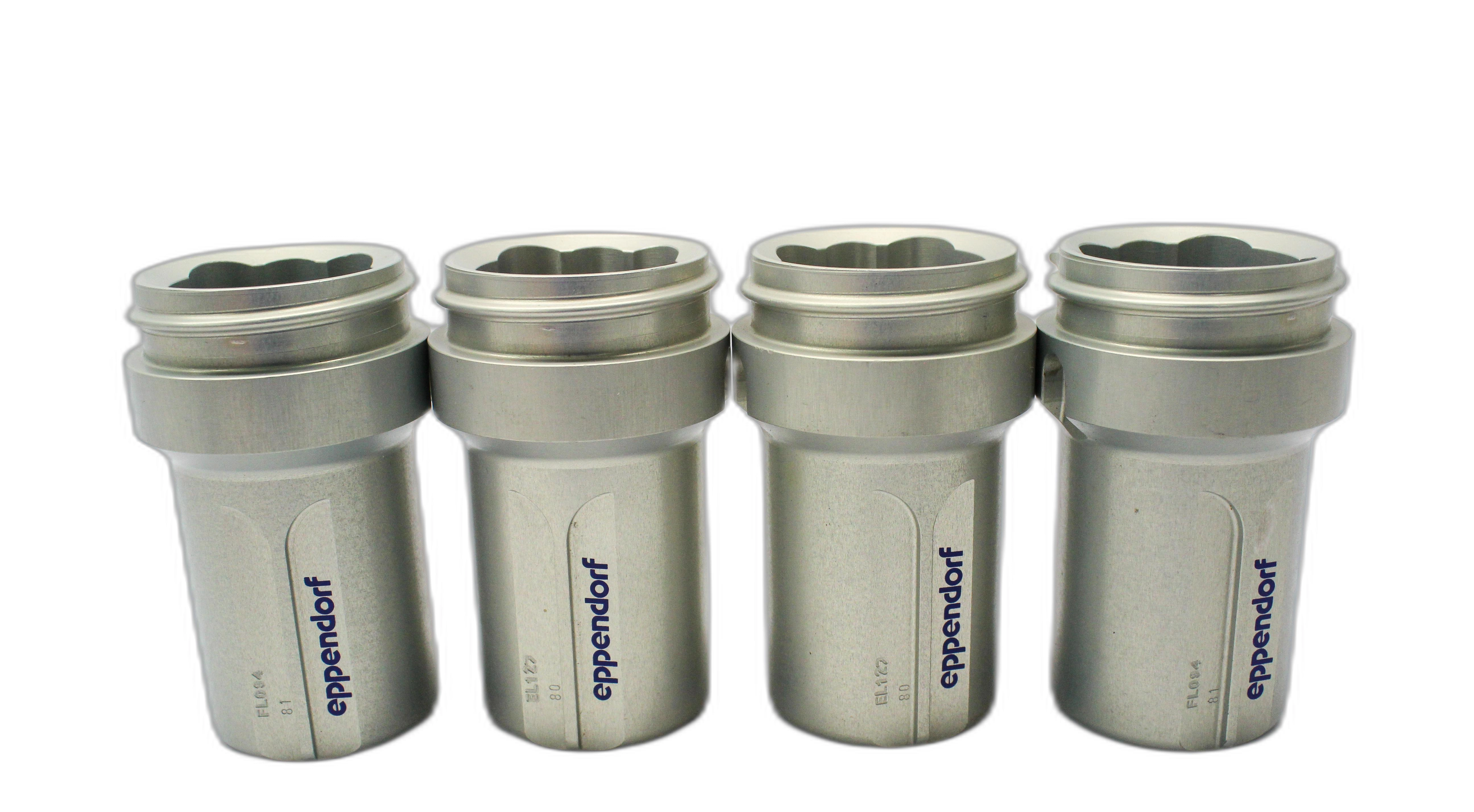 Eppendorf Set of 4 Round Buckets Rotor A-4-38 Centrifugation 4400 RPM - 3320859879