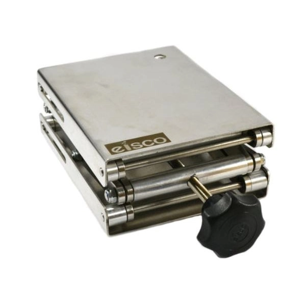 Eisco 6.5" x 5" Surface - 11" max height Stainless Steel Lab - 7kg Static Strength - 30kg SSJCT20