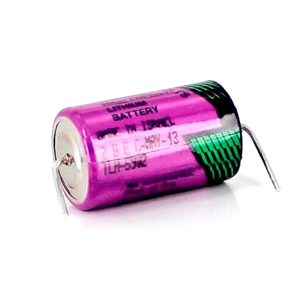 Madgetech TLH-5902 LITHIUM BATTERY 3.6V Lithium Battery, 1/2 AA, Axial Leads, -40 °C to +125 °C