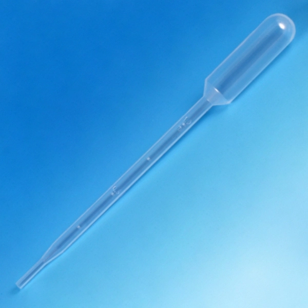 Globe Scientific Pipet, 5.0mL Large Bulb Graduated to 1mL 145mm Bulb Draw - 3.4mL BOX/500 137030-500