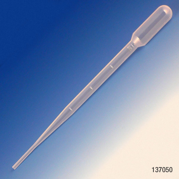 Globe Scientific Transfer Pipet, 5.0mL, Blood Bank, 155mm, Bulb Draw - 2.0mL BOX/500 137050-500