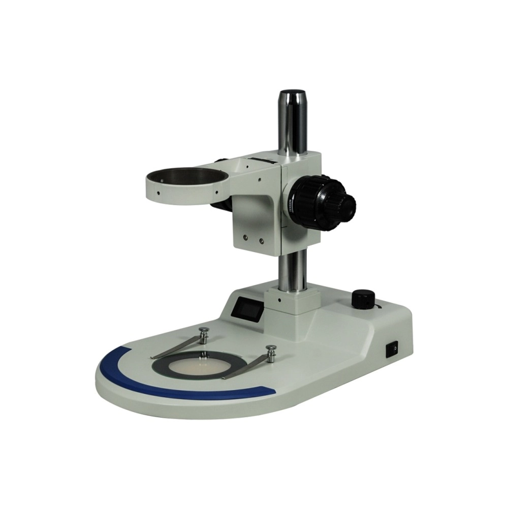 Opti-Vision Microscope Post Stand, 76mm Fine Focus Rack, Bottom LED Light Base (Dimmable) ST05021202