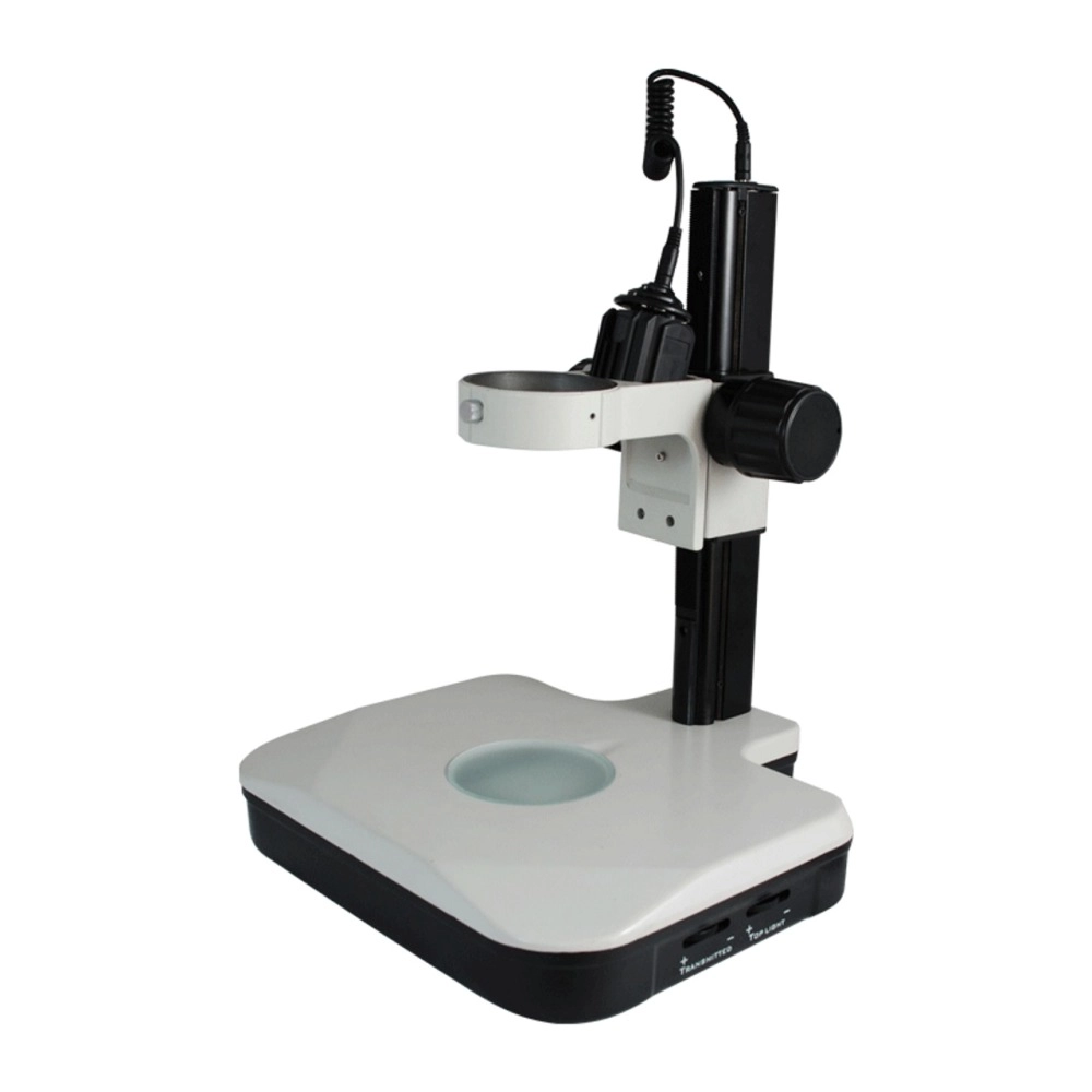 Opti-Vision Microscope Track Stand, 76mm Coarse Focus Rack, Top and Bottom Light ST02031202