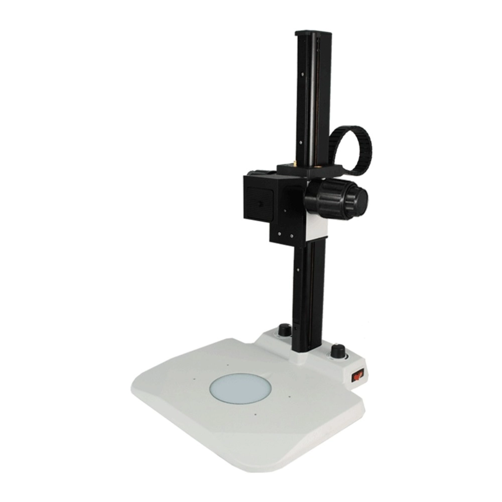 Opti-Vision Microscope Track Stand, N Adapter Fine Focus Rack, LED Light Base (Dimmable) ST02041405