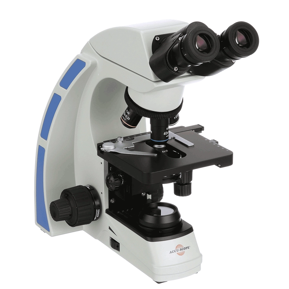 Accu Scope Binocular Microscope with Infinity Plan Achromat Objectives Series 3000-LED