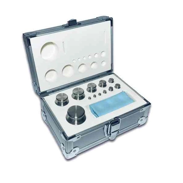 Accuris M1 Grade Calibration Weight, Set, 22 Pcs, 1mg to 200g W1105-22-200