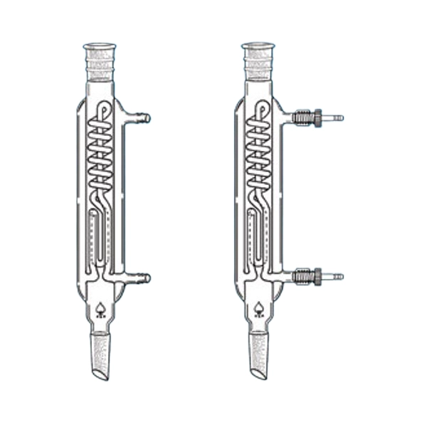 Ace Glass Condenser, Pilot Plant, 500mm Jacket, 45/50, Size F Hose Barbs 6016-36