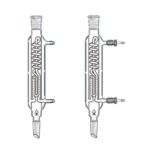 Ace Glass Condenser, Pilot Plant, 500mm Jacket, 65/40, Size F Hose Barbs 6016-75