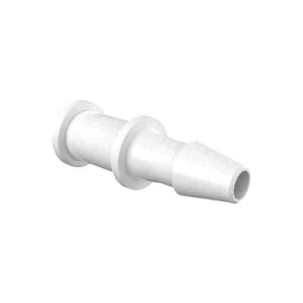 Foxx Life Sciences Eldon James 1/8" Barb, Plug, Natural Kynar (PVDF), 100/PK 11524-01-100
